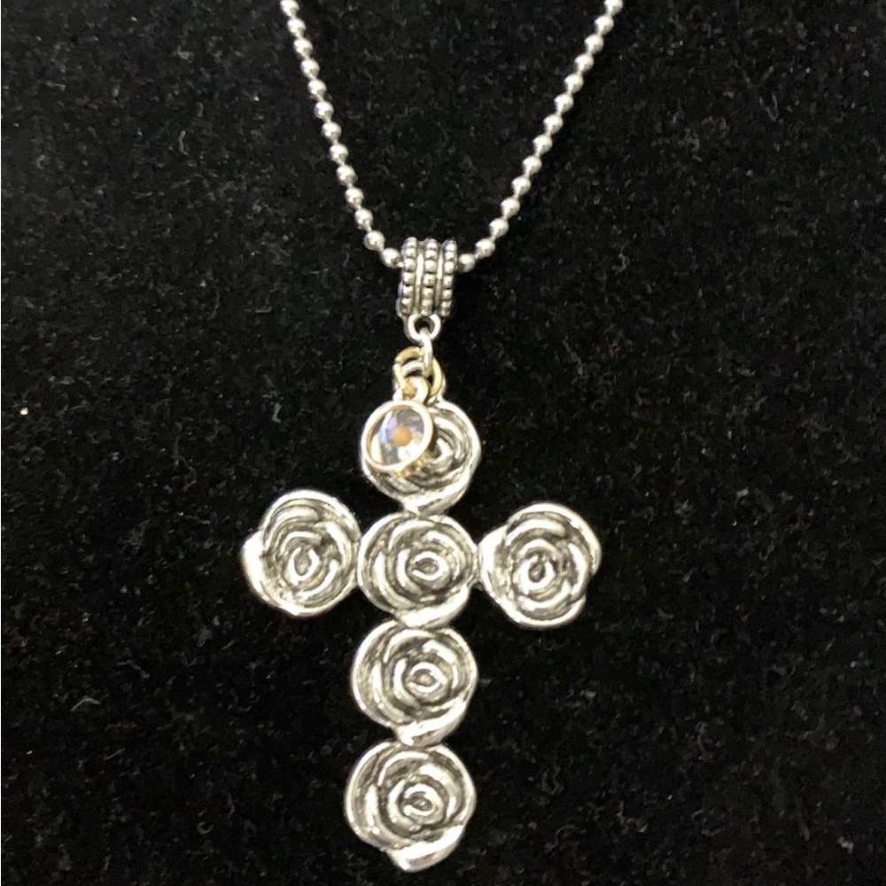 Mustard Seed Faith Cross Necklace